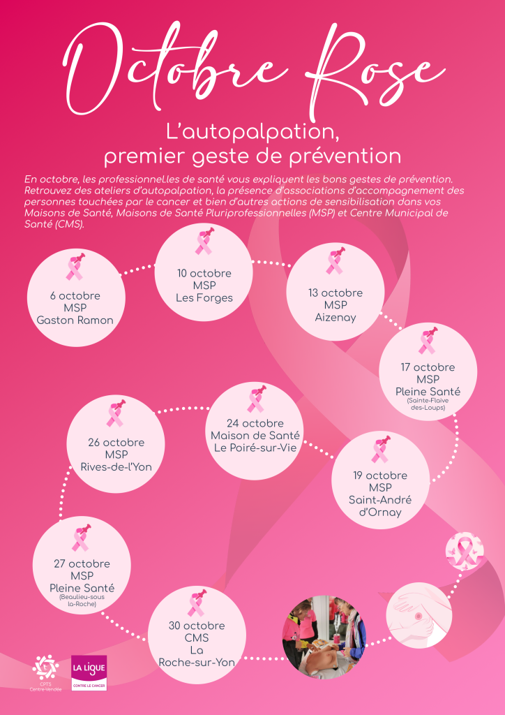 Octobre Rose En Centre Vend e CPTS Centre Vend e octobre-rose-en-centre-vend-e-cpts-centre-vend-e