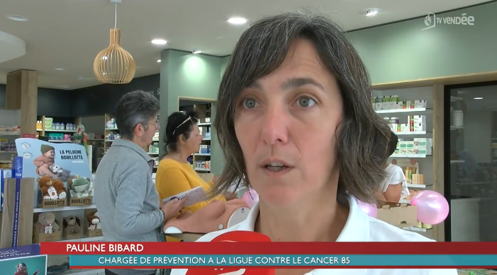 Pauline Bibard de la Ligue contre le cancer sur TV Vendée