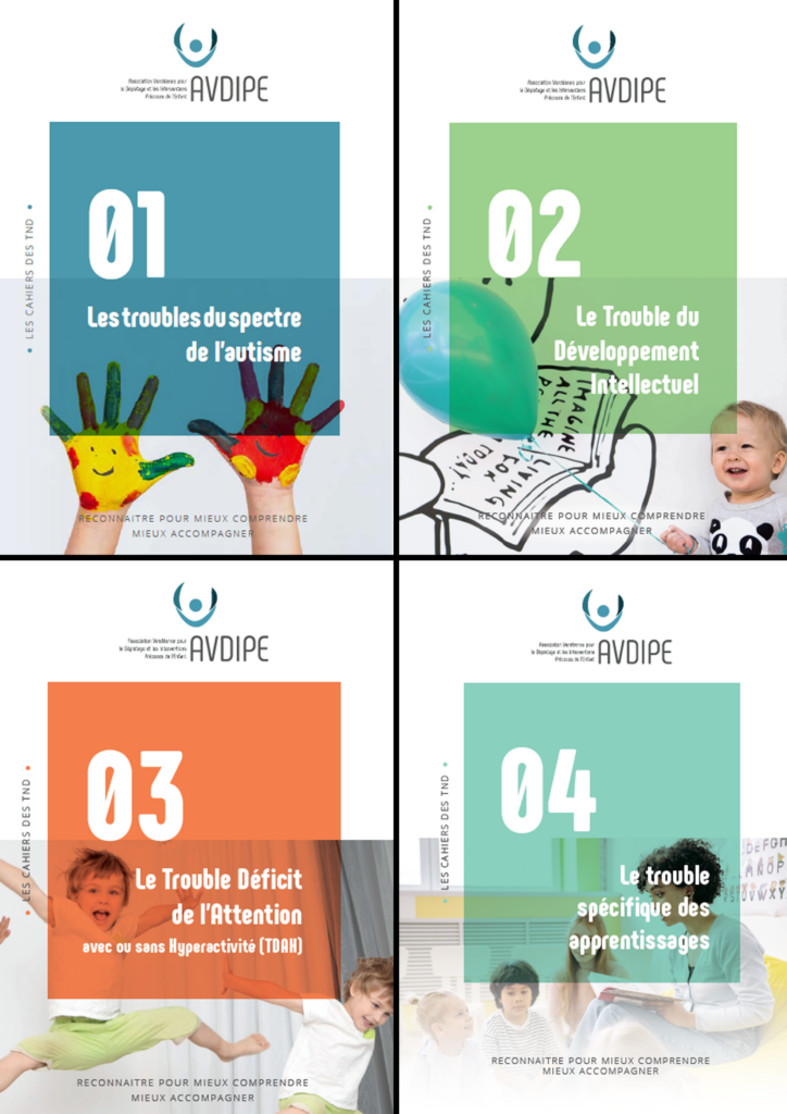 Brochures de l'AVDIPE sur les TND